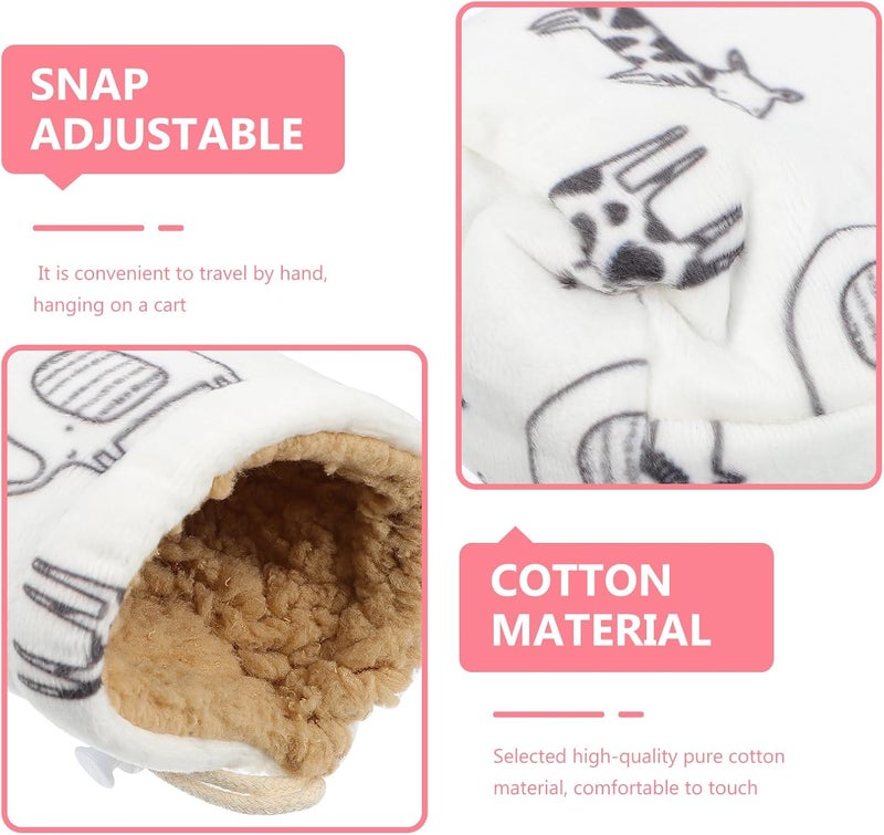 ULTNICE Baby Bottle Insulator Sleeve with String Warm Baby Bottle Cover Glass Nursing Feeder Warm Holder Pouch Infant - Image 5